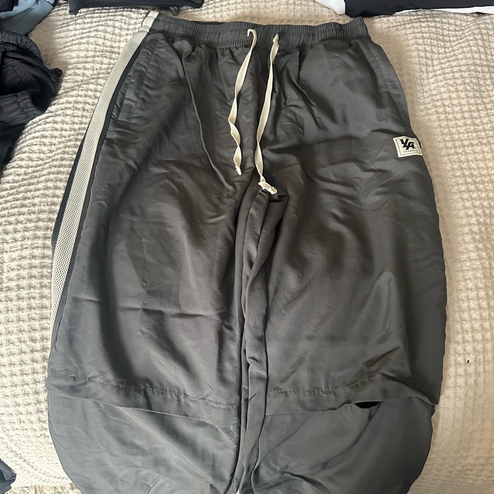 YoungLA Gray & White Joggers